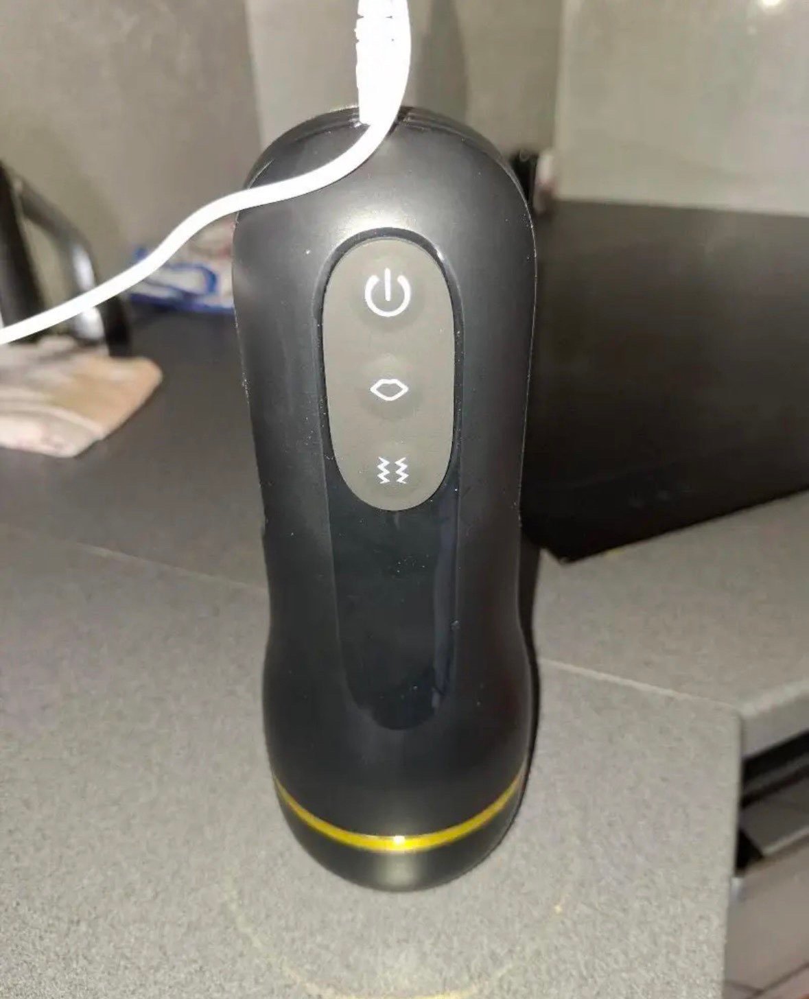 AMAY 24.38 cm Electric Sucking Pocket for Men, 748.43g Weighted Male Masturbator with Intense Vibration Modes, Dual-Channel Realistic Texture Simulation Model, Intimate Time Booster for Couples, Holiday Gift, Discreet Package Delivery